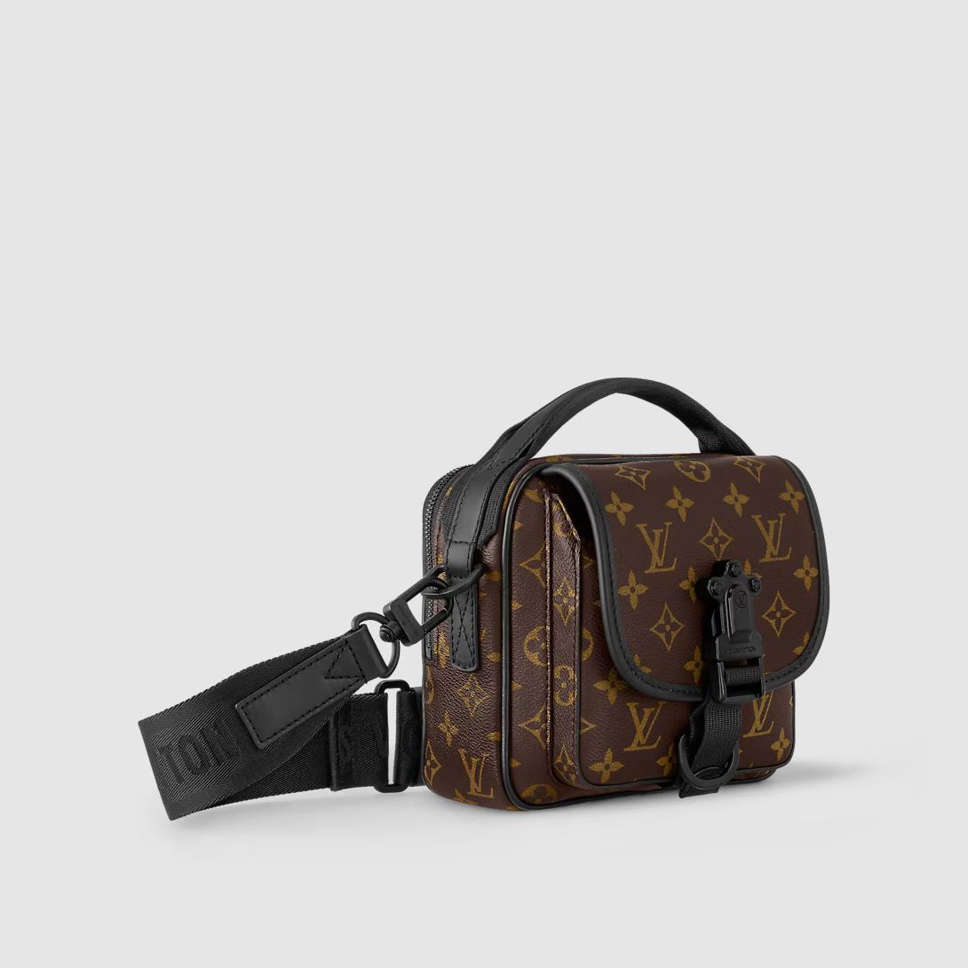 Túi Louis Vuitton Quest Messenger Monogram Macassar Nam Nâu